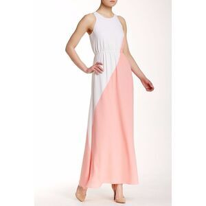 NWT Shoshanna Maevin Colorblock Maxi Dress size 10